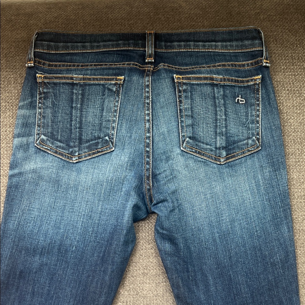 rag & bone Men's Slim Fit Blue Jeans - Picture 9 of 9